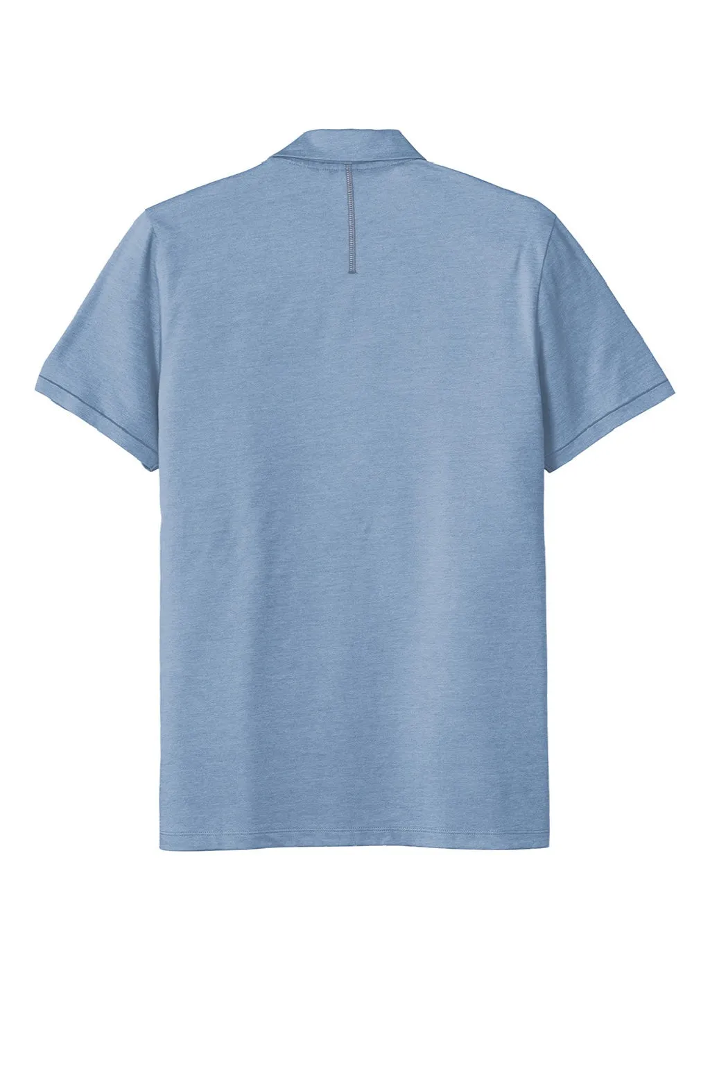 Ogio Mens Code Stretch Moisture Wicking Short Sleeve Polo Shirt - Heather Force Blue