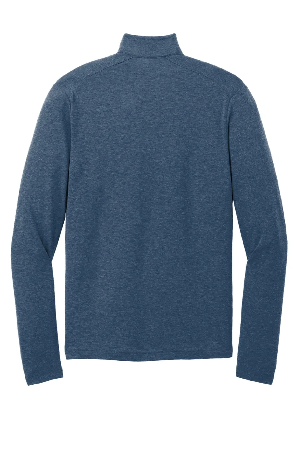 Ogio Mens Command 1/4 Snap Long Sleeve Sweater - Spar Blue