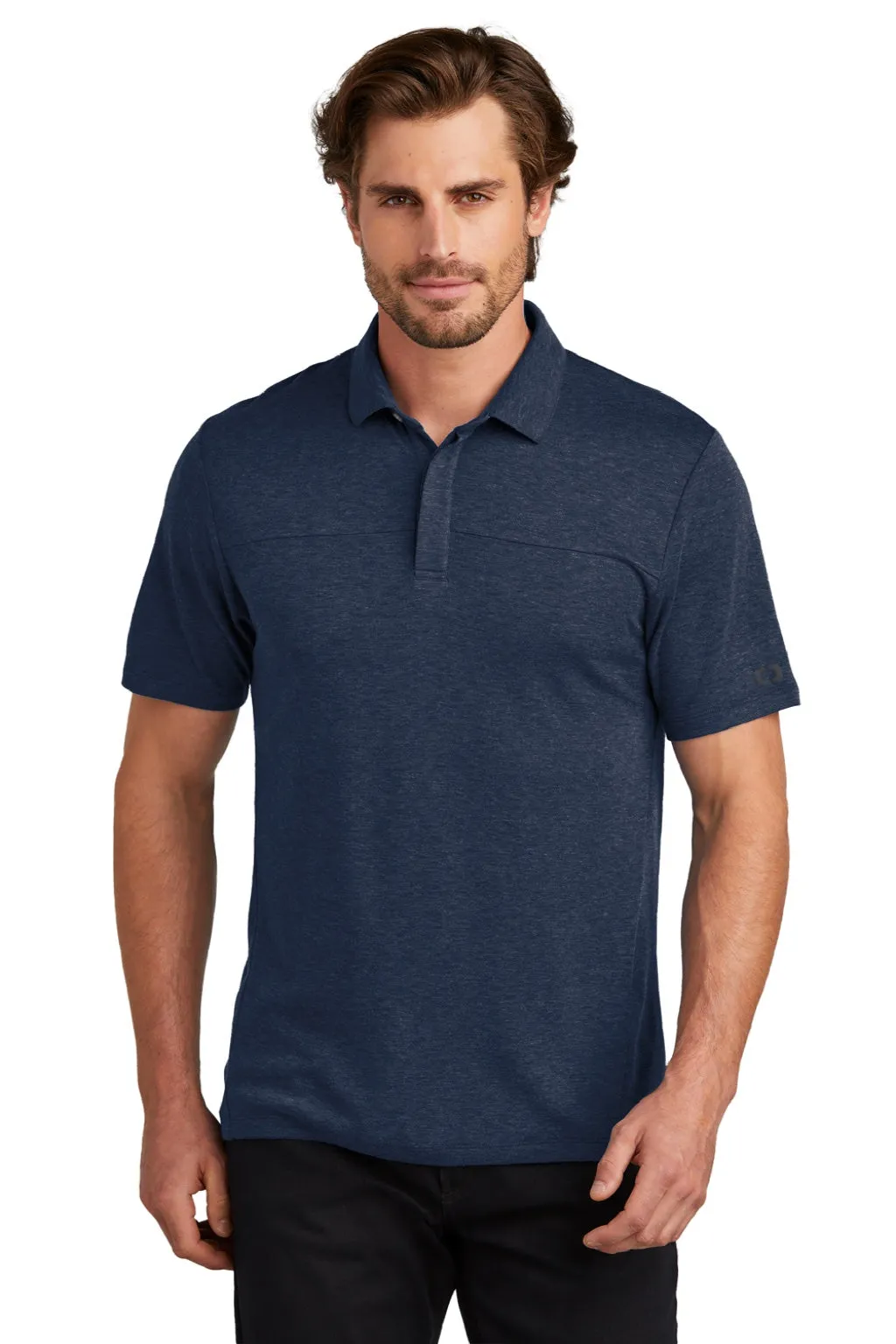 Ogio Mens Command Short Sleeve Polo Shirt - River Navy Blue