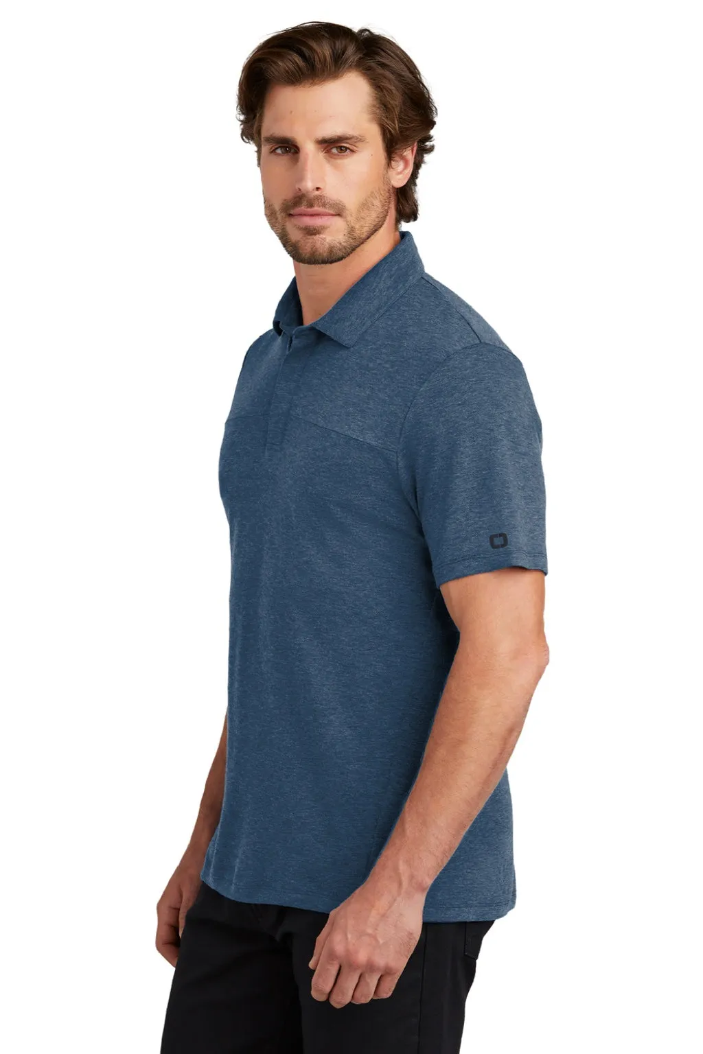 Ogio Mens Command Short Sleeve Polo Shirt - Spar Blue