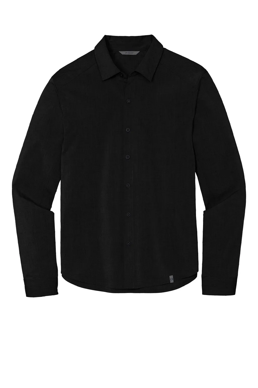 Ogio Mens Commuter Long Sleeve Button Down Shirt - Blacktop