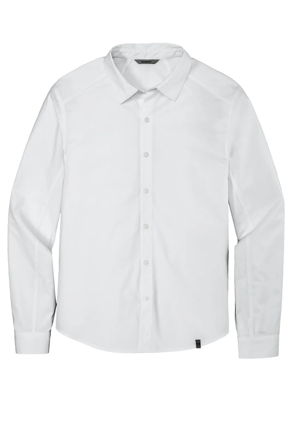 Ogio Mens Commuter Long Sleeve Button Down Shirt - White