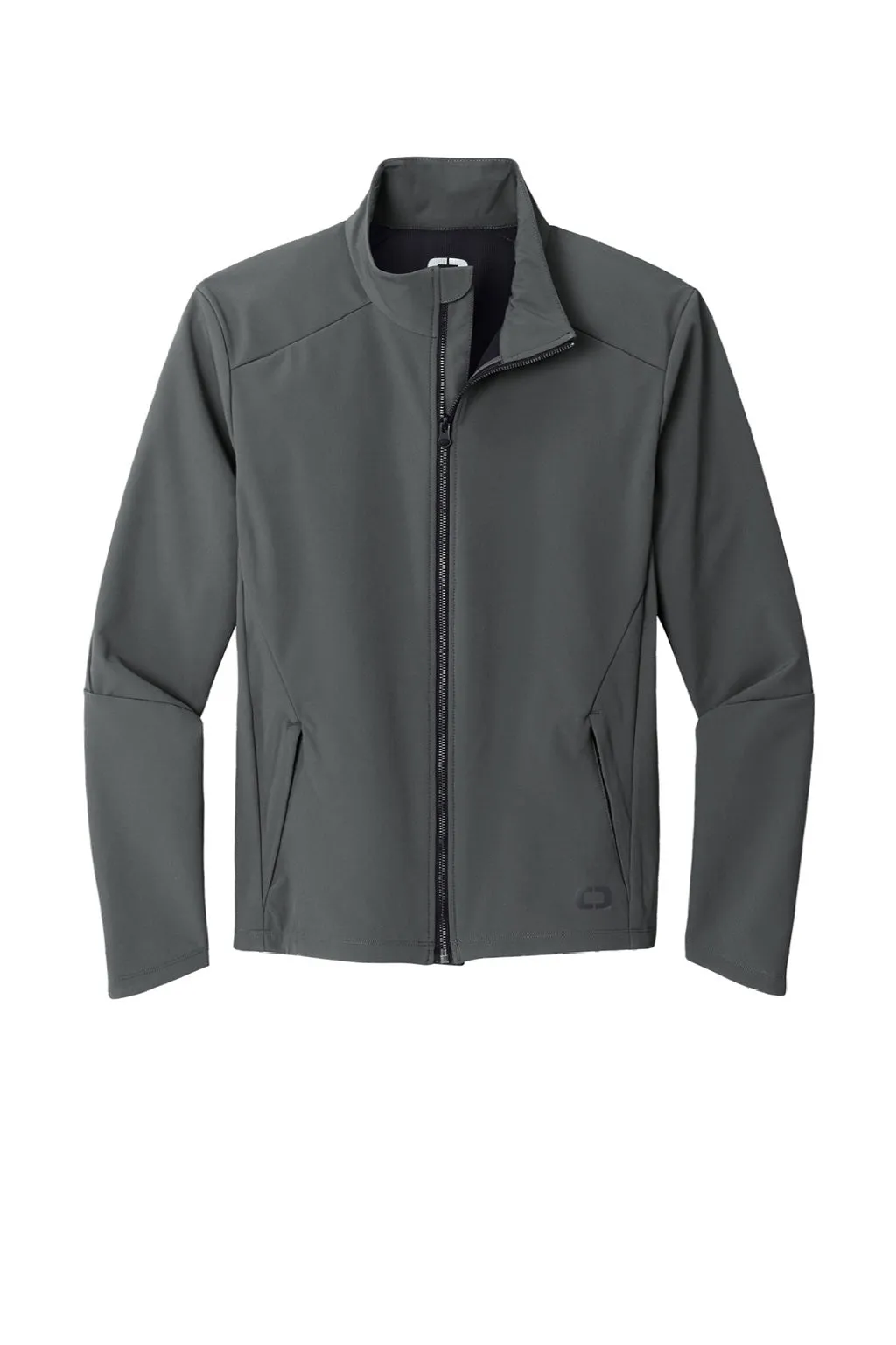 Ogio Mens Commuter Water Resistant Full Zip Soft Shell Jacket - Diesel Grey