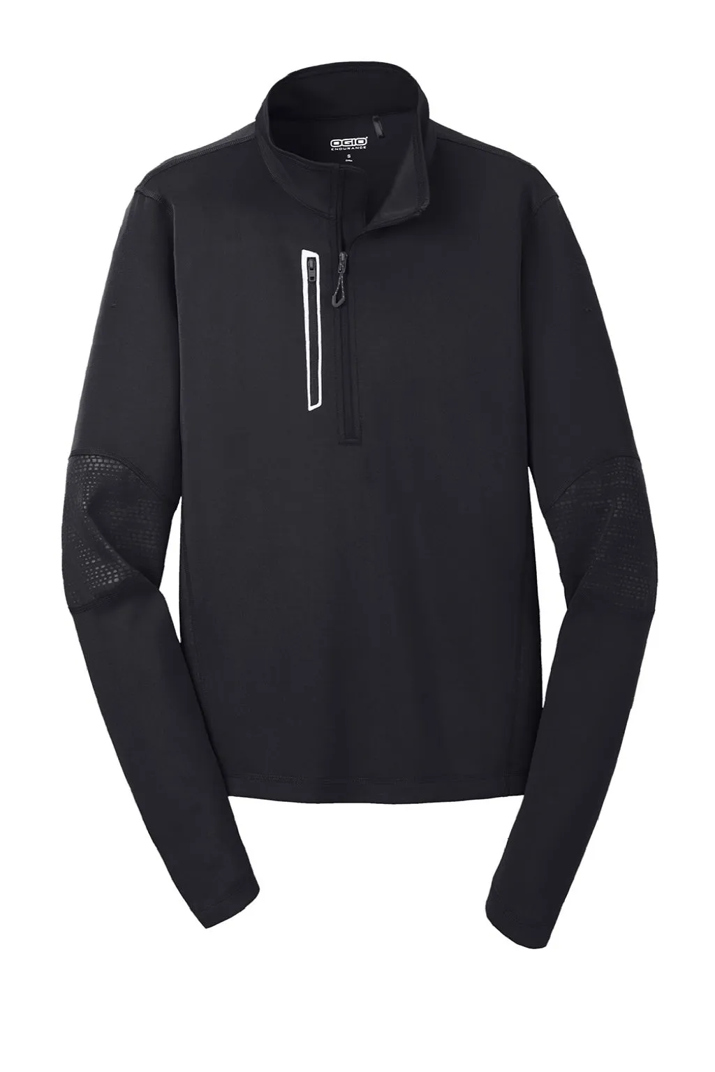 Ogio Mens Endurance Fulcrum 1/4 Zip Jacket - Blacktop