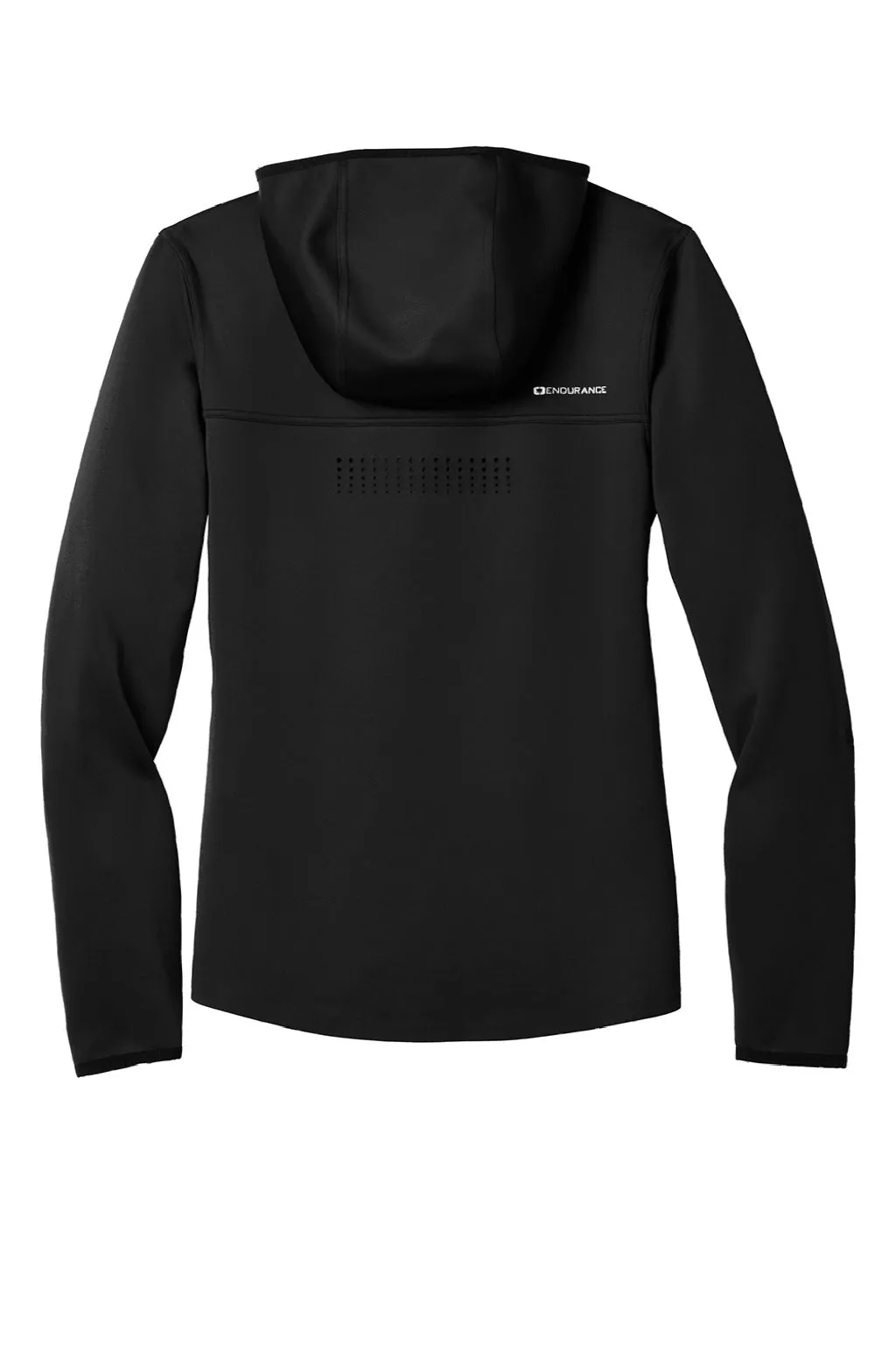 Ogio Mens Endurance Stealth Moisture Wicking Full Zip Hooded Jacket - Blacktop