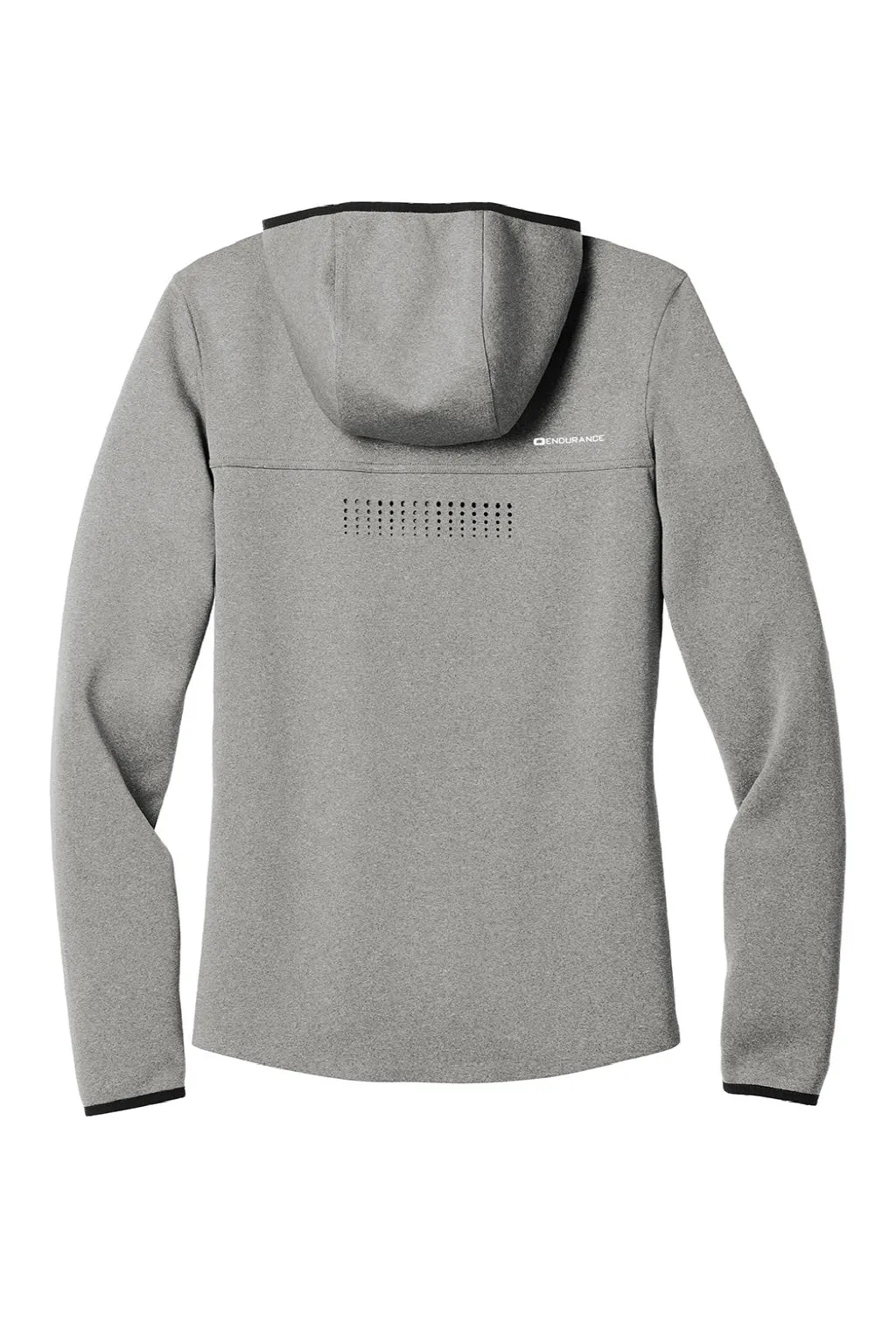 Ogio Mens Endurance Stealth Moisture Wicking Full Zip Hooded Jacket - Heather Grey