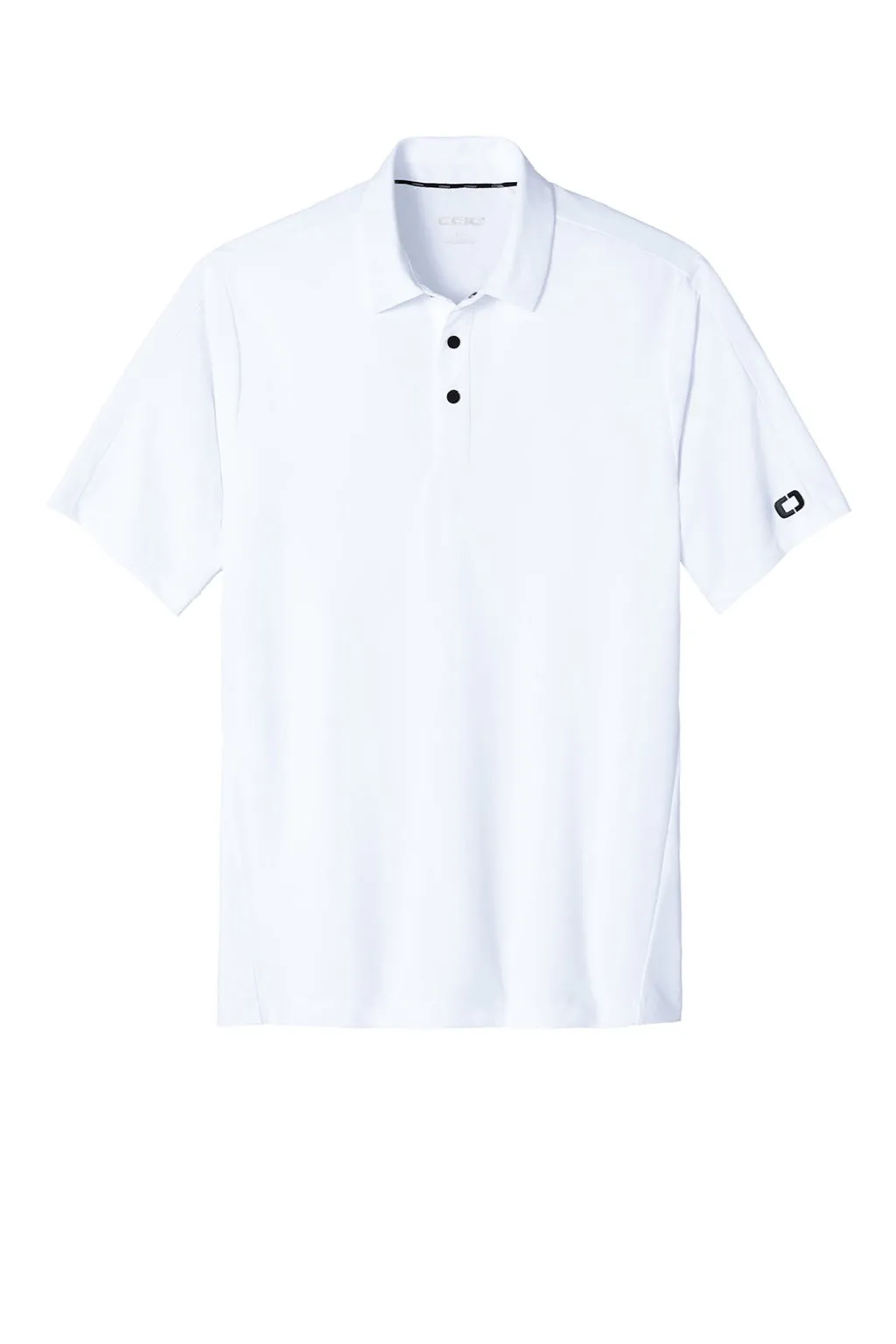 Ogio Mens Envision Moisture Wicking Short Sleeve Polo Shirt - White