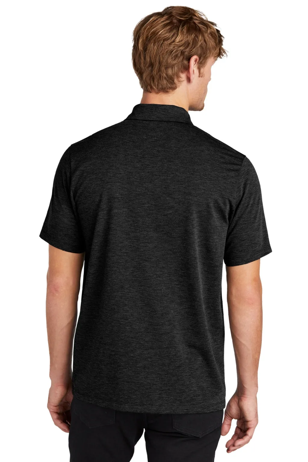 Ogio Mens Evolution Moisture Wicking Short Sleeve Polo Shirt - Blacktop