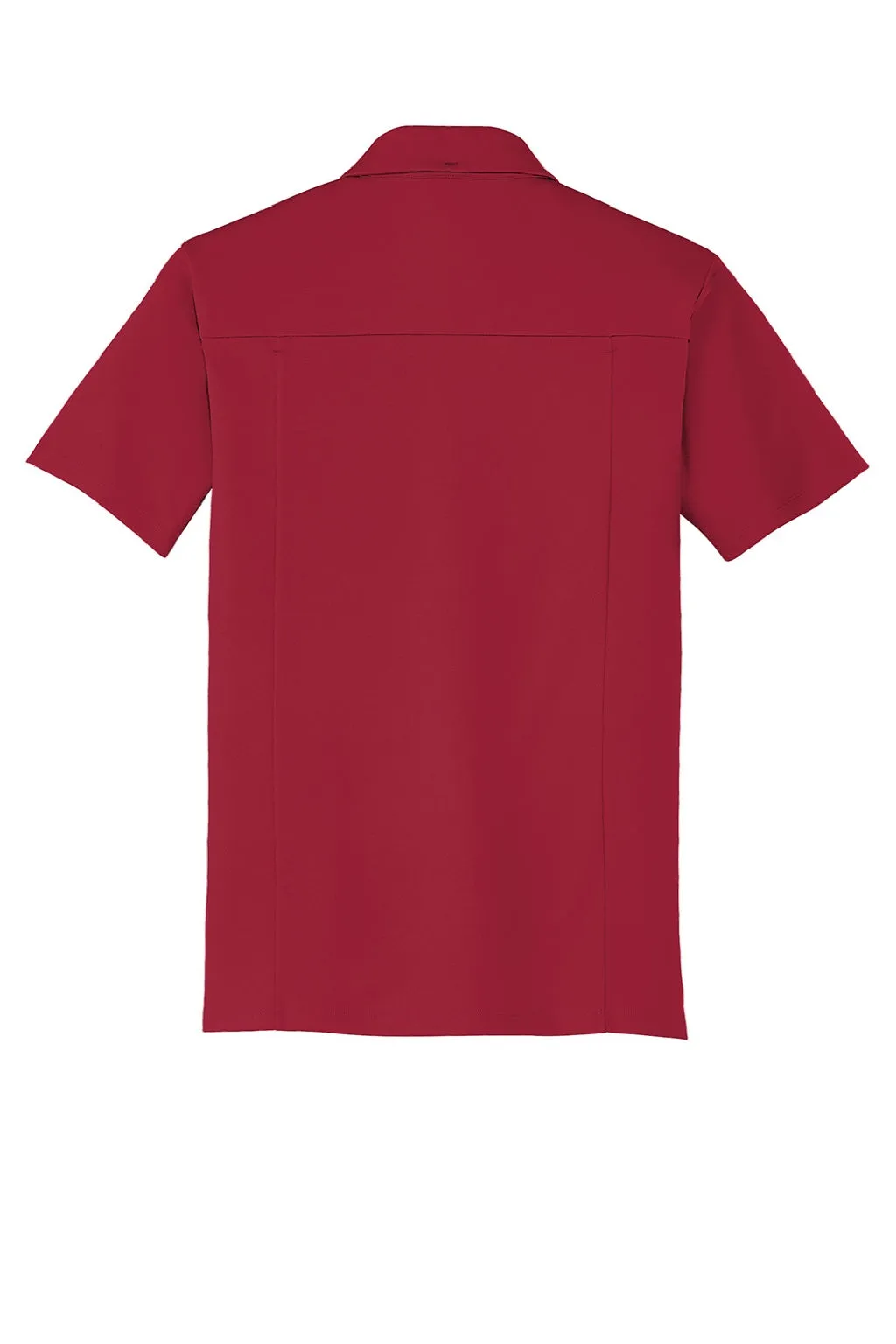 Ogio Mens Framework Moisture Wicking Short Sleeve Polo Shirt - Signal Red