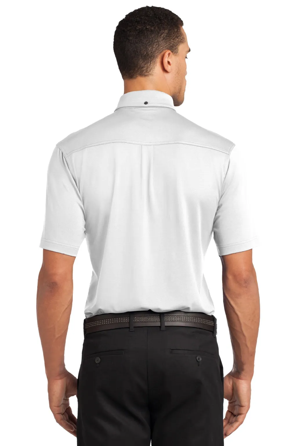 Ogio Mens Gauge Moisture Wicking Short Sleeve Polo Shirt - White