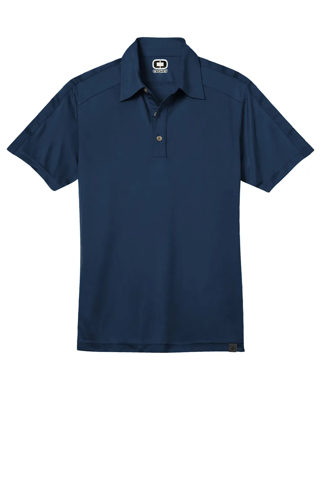 Ogio Mens Hybrid Moisture Wicking Short Sleeve Polo Shirt - Indigo Blue