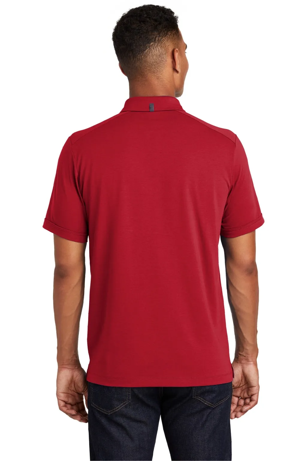 Ogio Mens Limit Moisture Wicking Short Sleeve Polo Shirt - Signal Red