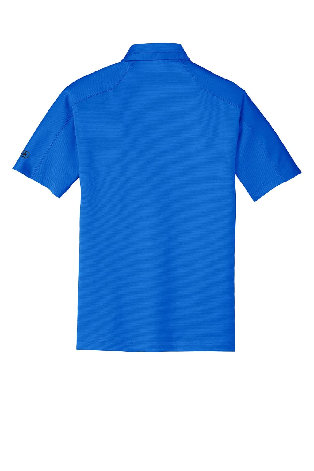 Ogio Mens Linear Moisture Wicking Short Sleeve Polo Shirt - Electric Blue