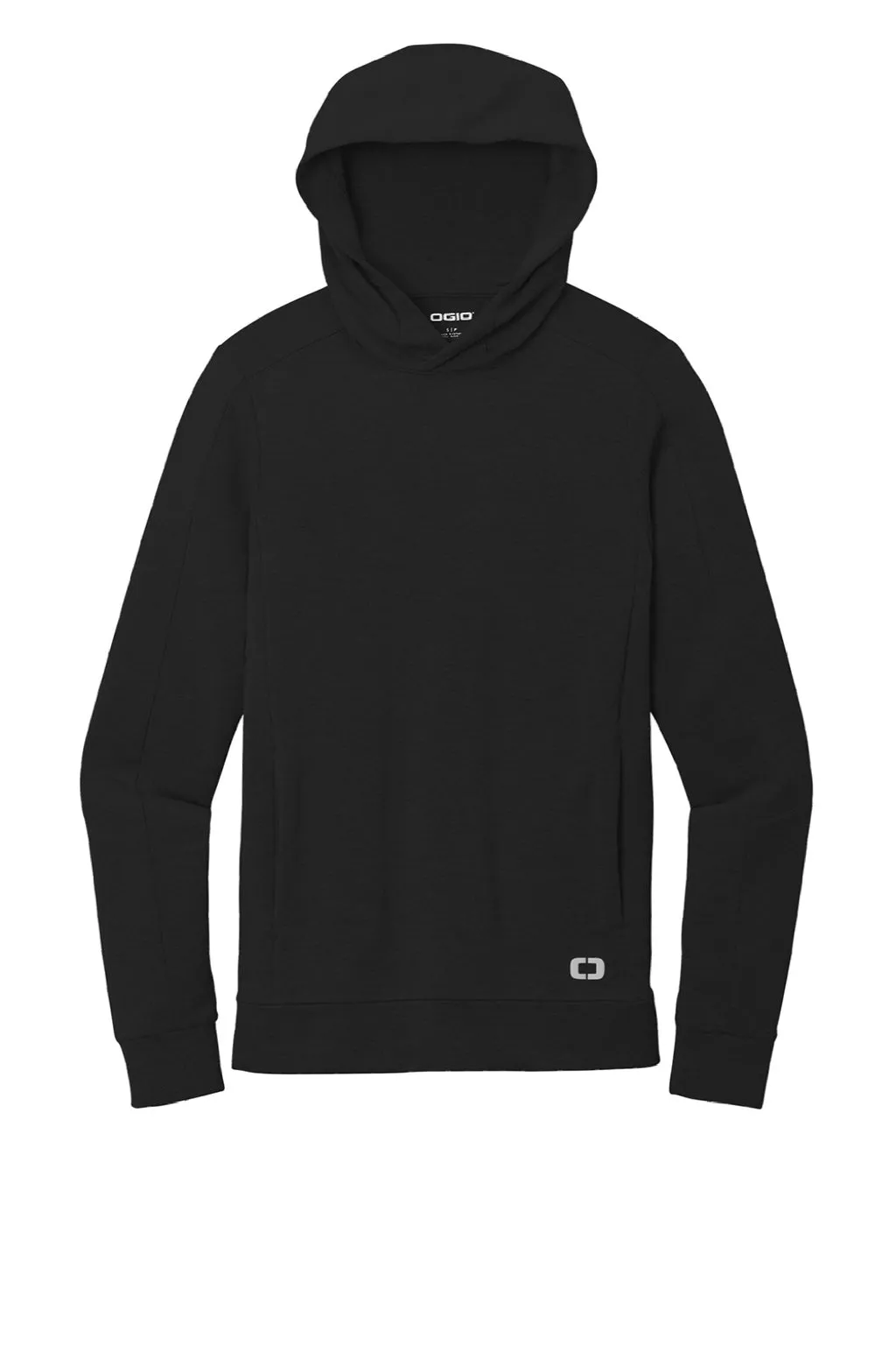 Ogio Mens Luuma Hooded Sweatshirt Hoodie w/ Pockets - Blacktop