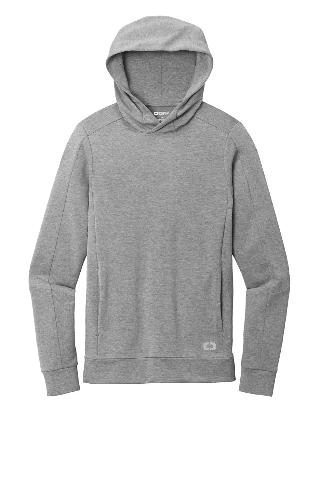 Ogio Mens Luuma Hooded Sweatshirt Hoodie w/ Pockets - Heather Petrol Grey