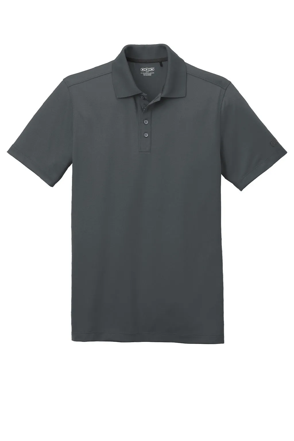 Ogio Mens Metro Moisture Wicking Short Sleeve Polo Shirt - Diesel Grey