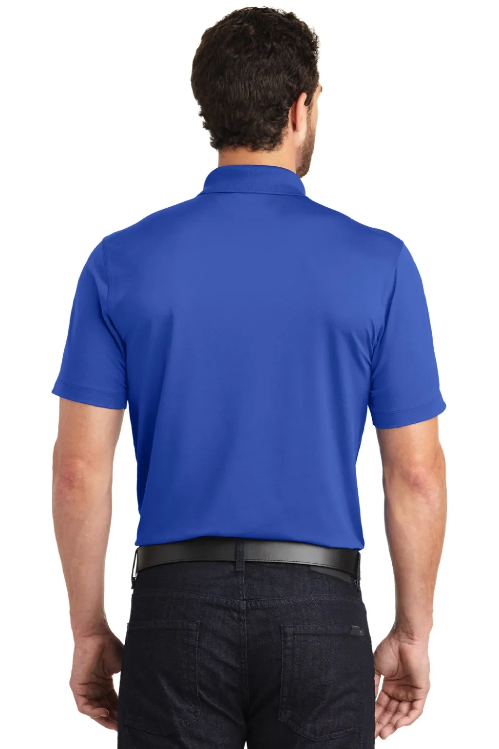 Ogio Mens Metro Moisture Wicking Short Sleeve Polo Shirt - Enzyme Blue