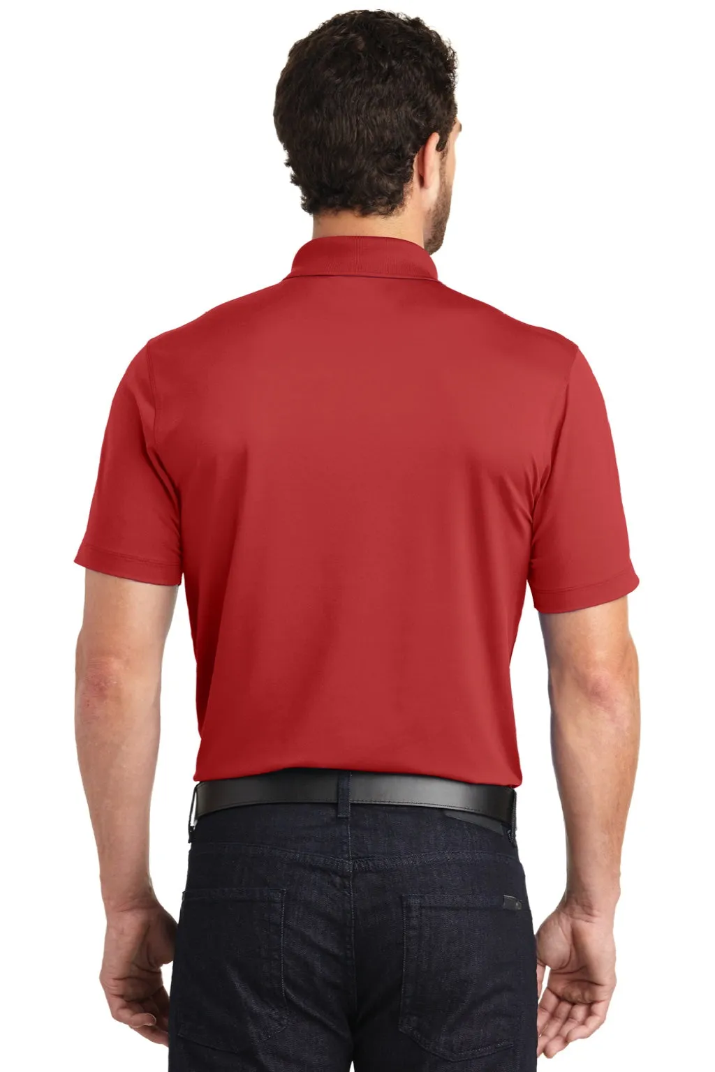 Ogio Mens Metro Moisture Wicking Short Sleeve Polo Shirt - Ripped Red