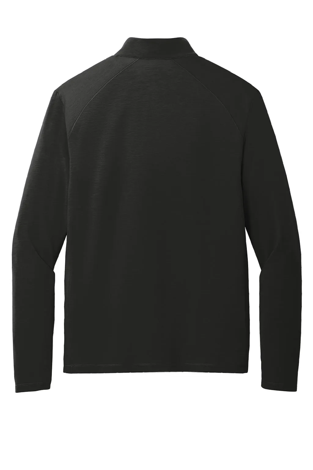 Ogio Mens Motion Moisture Wicking 1/4 Zip Sweatshirt w/ Pocket - Blacktop