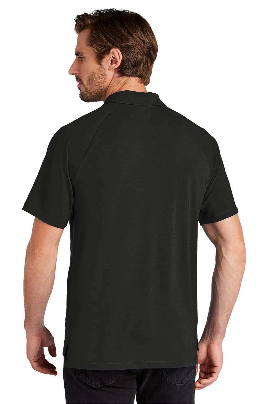 Ogio Mens Motion Moisture Wicking Short Sleeve Polo Shirt - Blacktop