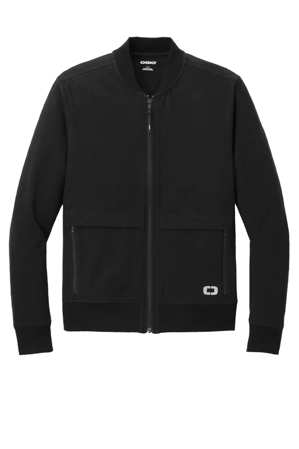 Ogio Mens Outstretch Full Zip Jacket - Blacktop
