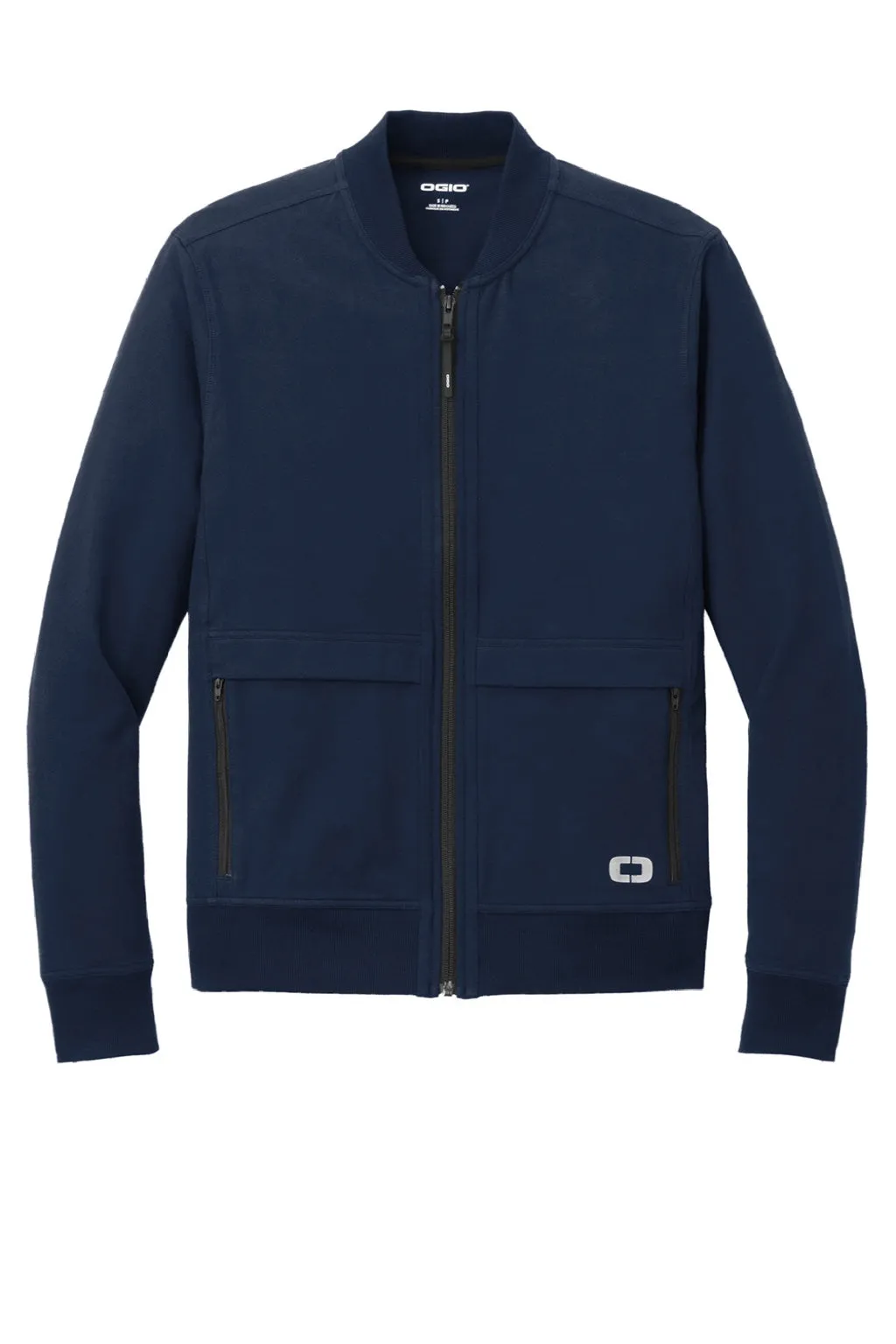 Ogio Mens Outstretch Full Zip Jacket - River Navy Blue