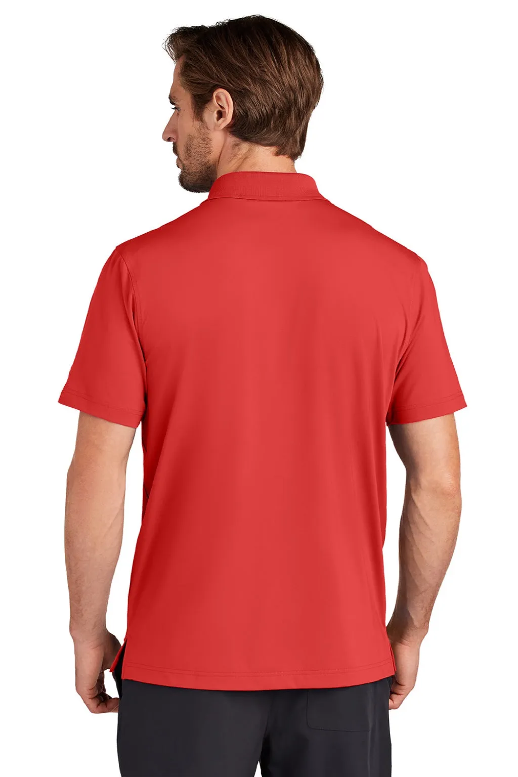 Ogio Mens Regain Moisture Wicking Short Sleeve Polo Shirt - Signal Red