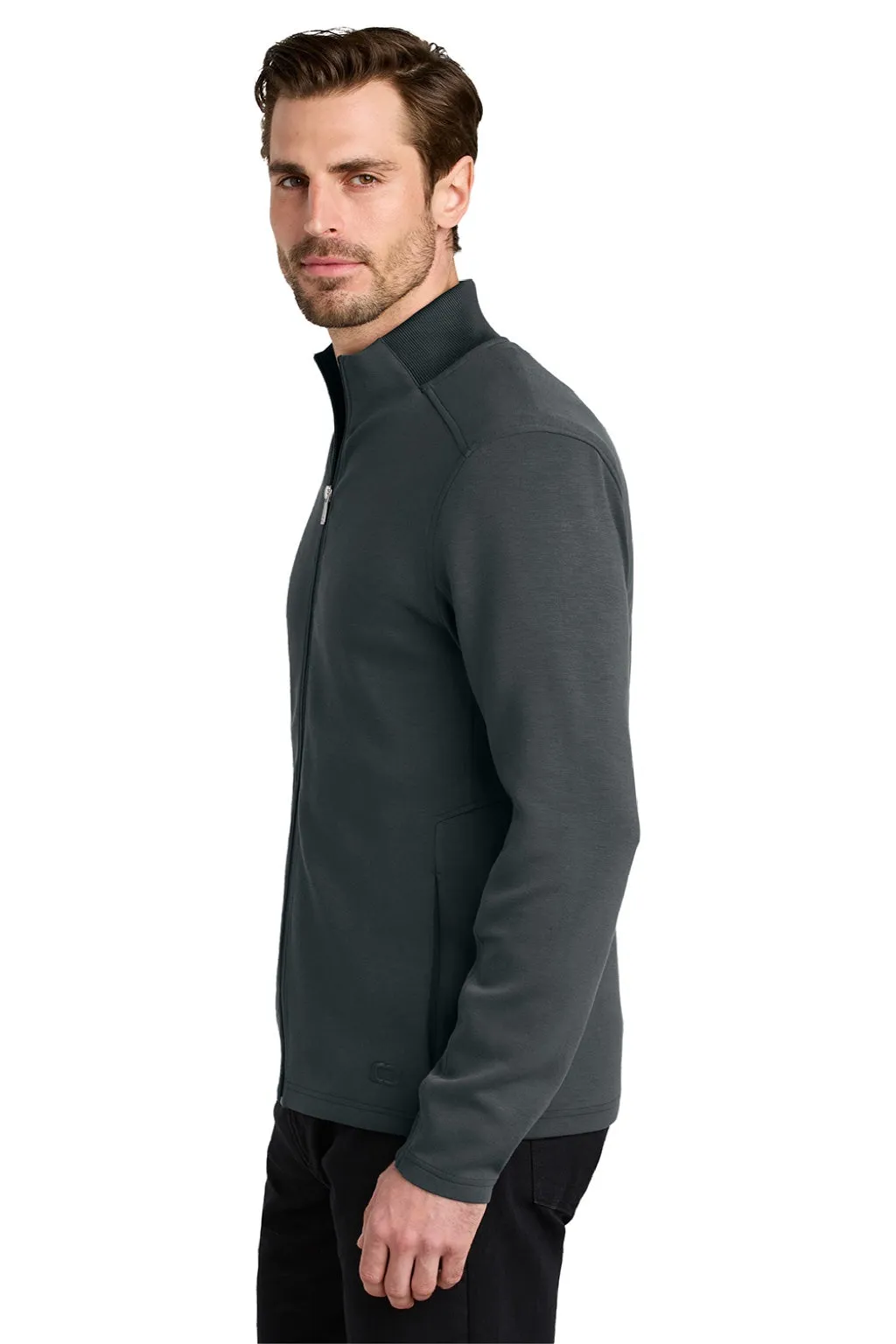 Ogio Mens Transcend Fleece Full Zip Jacket - Tarmac Grey