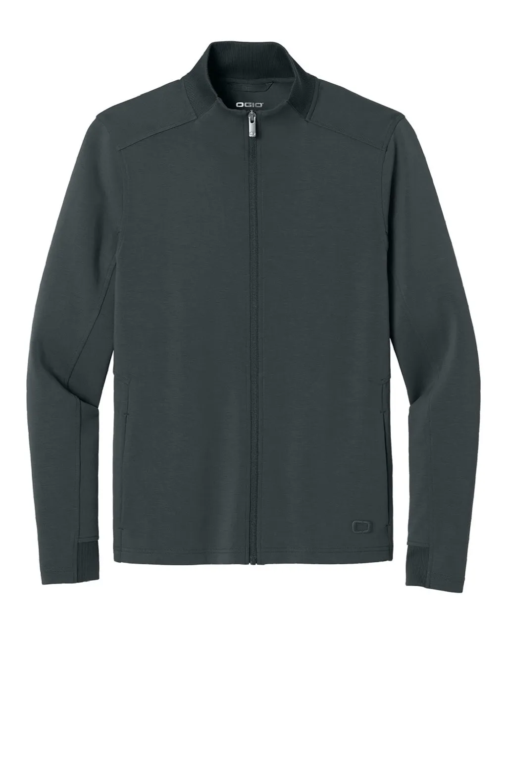 Ogio Mens Transcend Fleece Full Zip Jacket - Tarmac Grey
