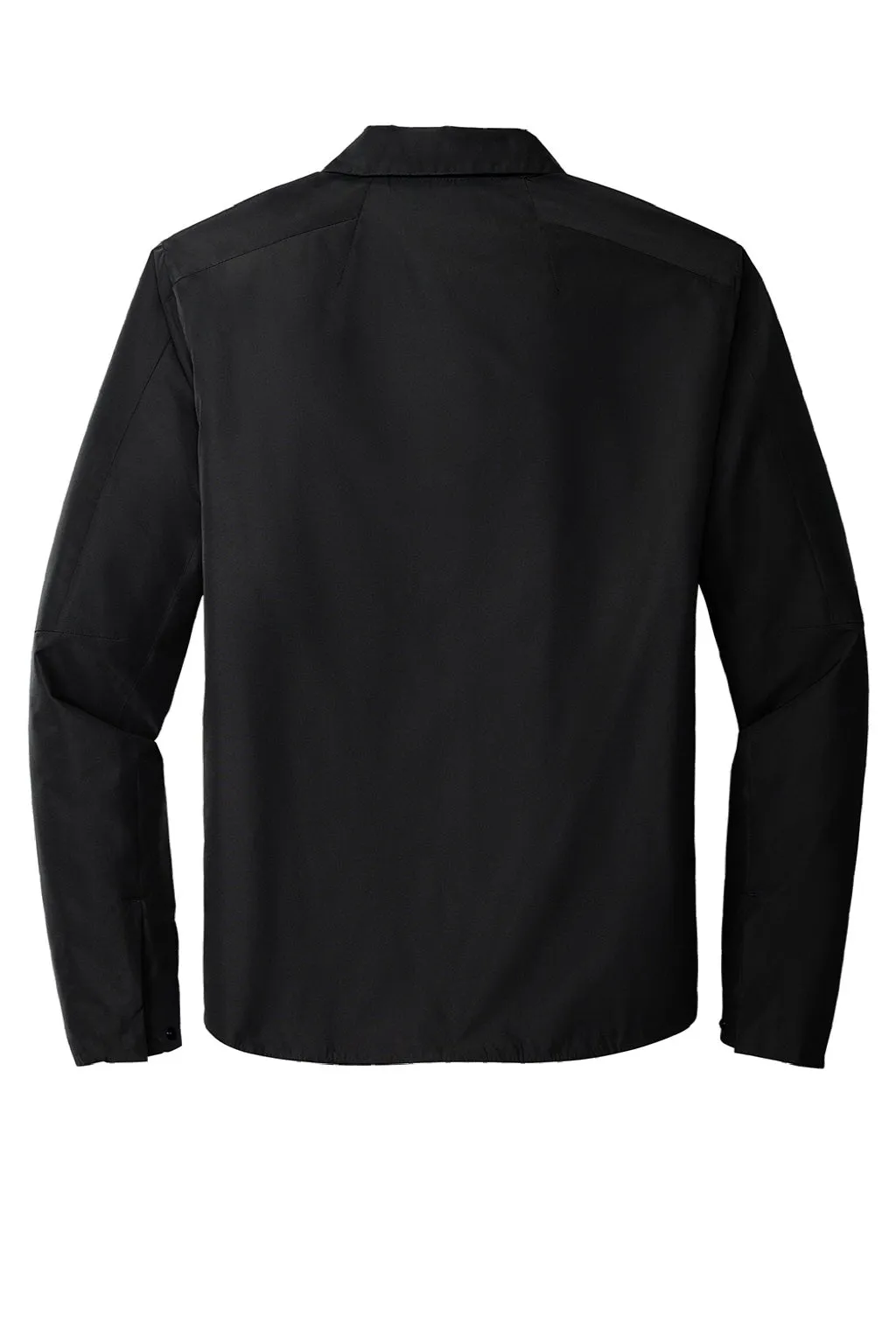 Ogio Mens Water Resistant Reverse Button Down Shirt Jacket - Blacktop