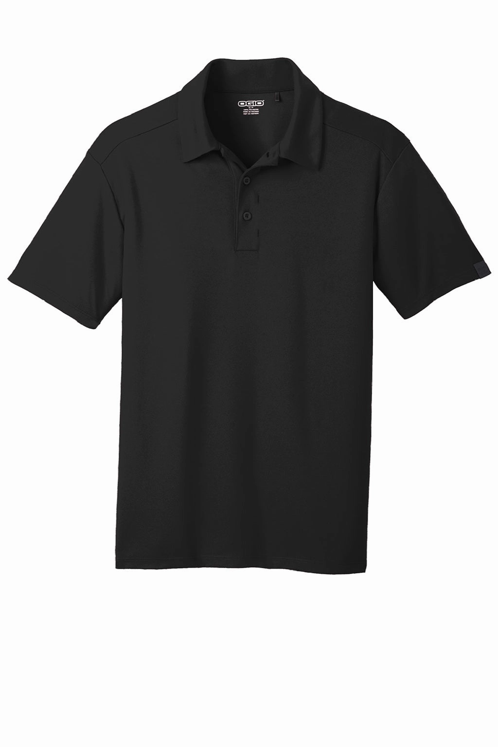 Ogio Mens Framework Moisture Wicking Short Sleeve Polo Shirt - Blacktop