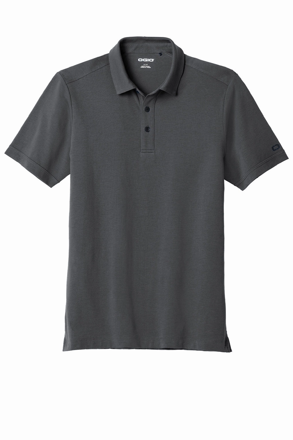 Ogio Mens Limit Moisture Wicking Short Sleeve Polo Shirt - Diesel Grey