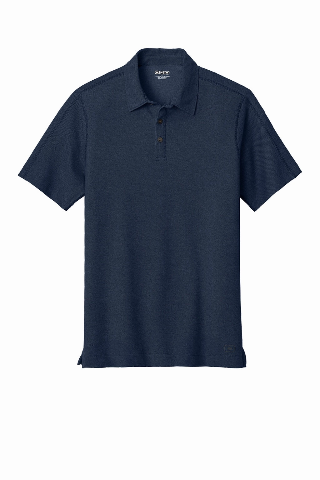 Ogio Mens Onyx Moisture Wicking Short Sleeve Polo Shirt - Navy Blue