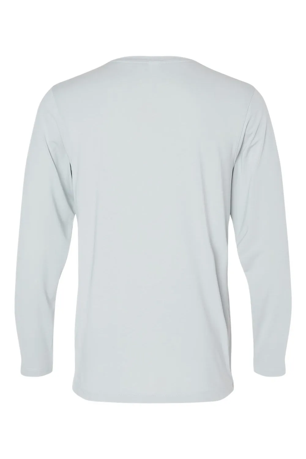 Paragon Mens Aruba Extreme Performance Moisture Wicking Long Sleeve Crewneck T-Shirt - Aluminum Grey