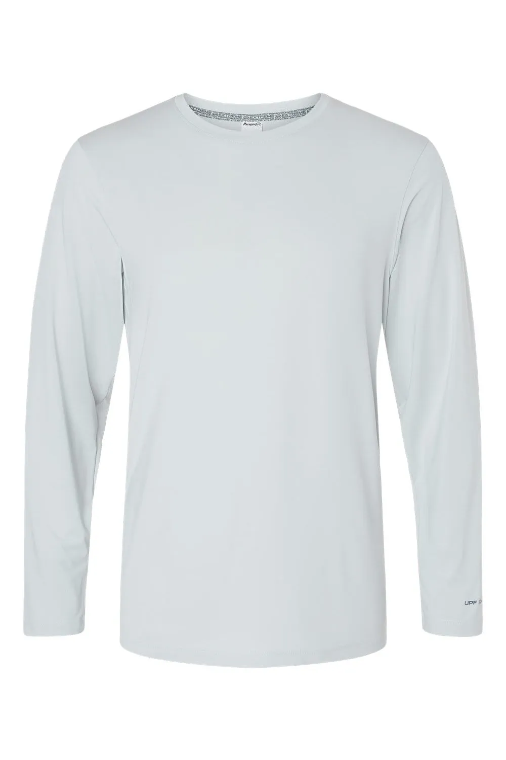 Paragon Mens Aruba Extreme Performance Moisture Wicking Long Sleeve Crewneck T-Shirt - Aluminum Grey