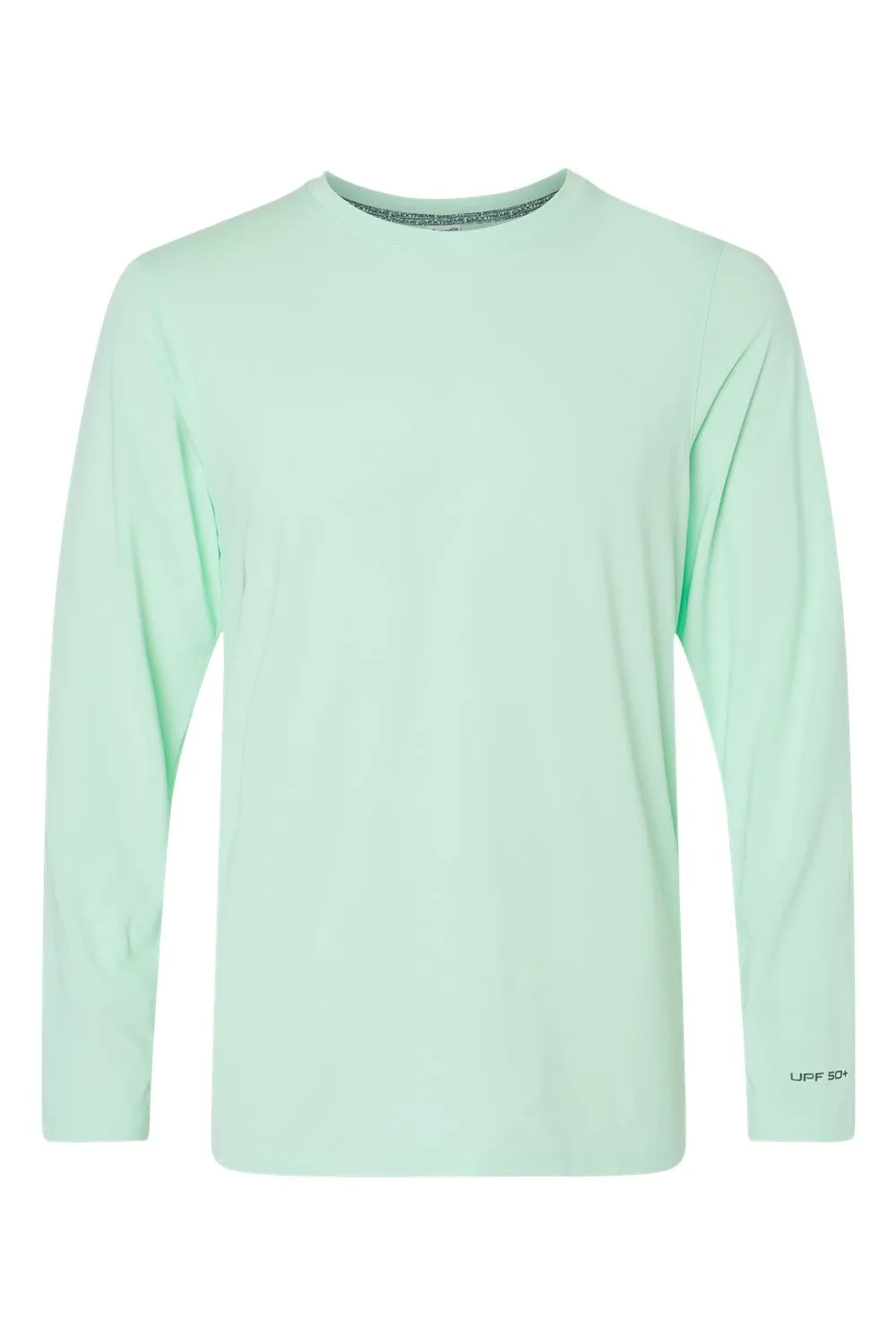 Paragon Mens Aruba Extreme Performance Moisture Wicking Long Sleeve Crewneck T-Shirt - Mint Green