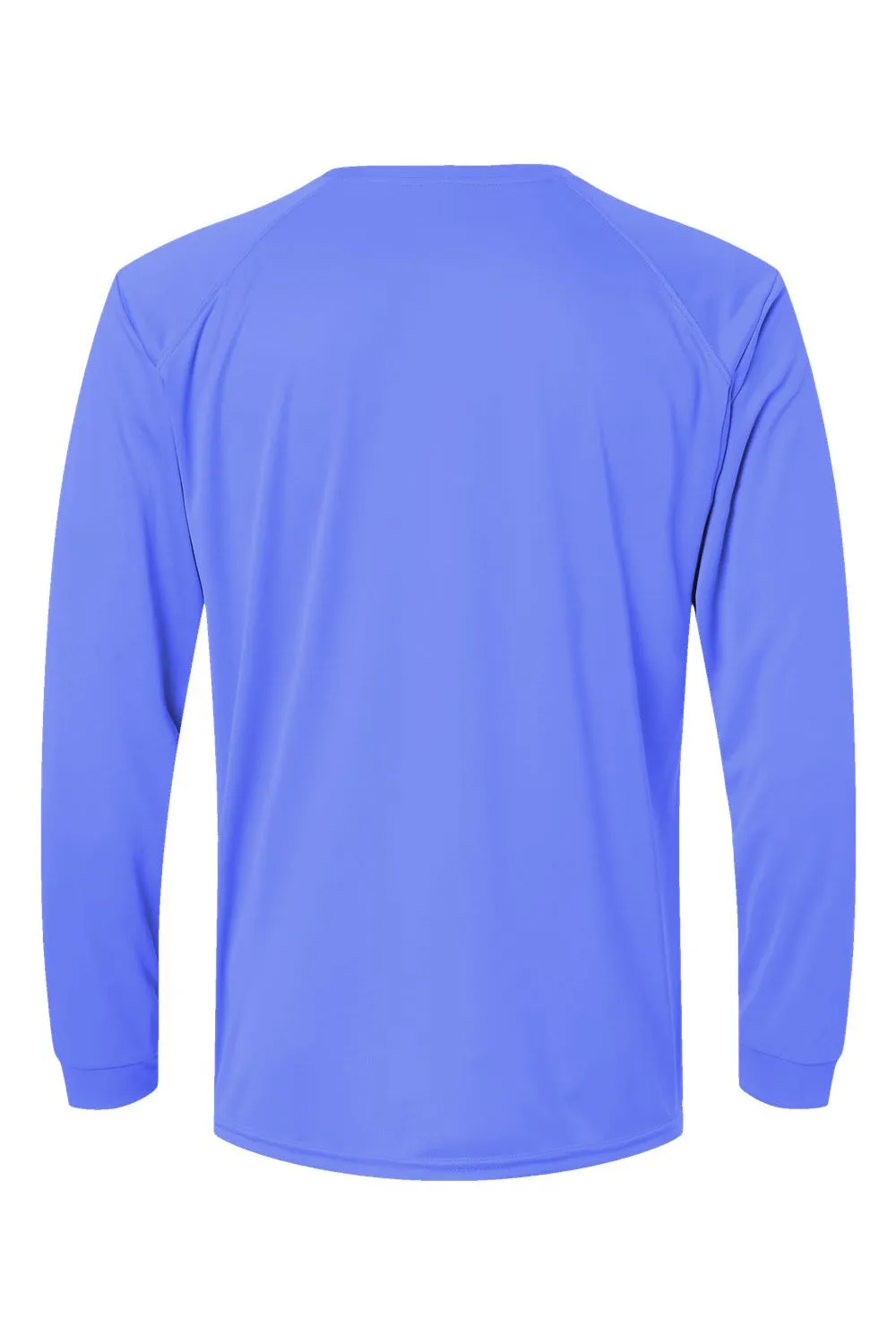 Paragon Mens Islander Performance Moisture Wicking Long Sleeve Crewneck T-Shirt - Bimini Blue