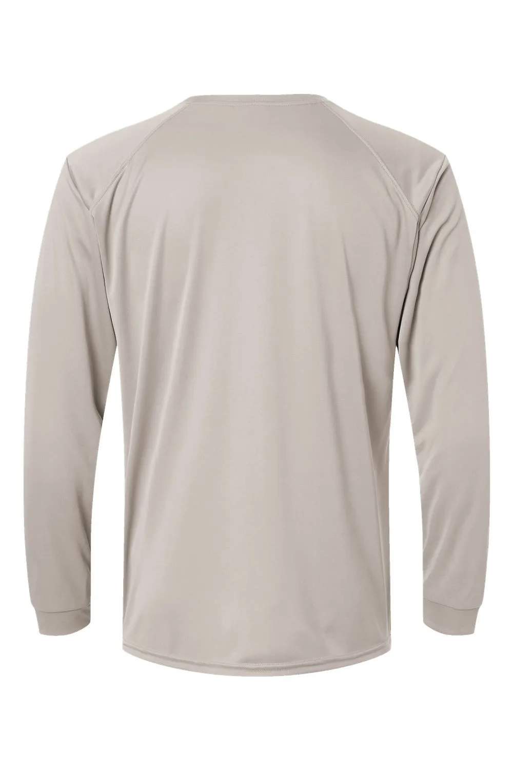 Paragon Mens Islander Performance Moisture Wicking Long Sleeve Crewneck T-Shirt - Sand