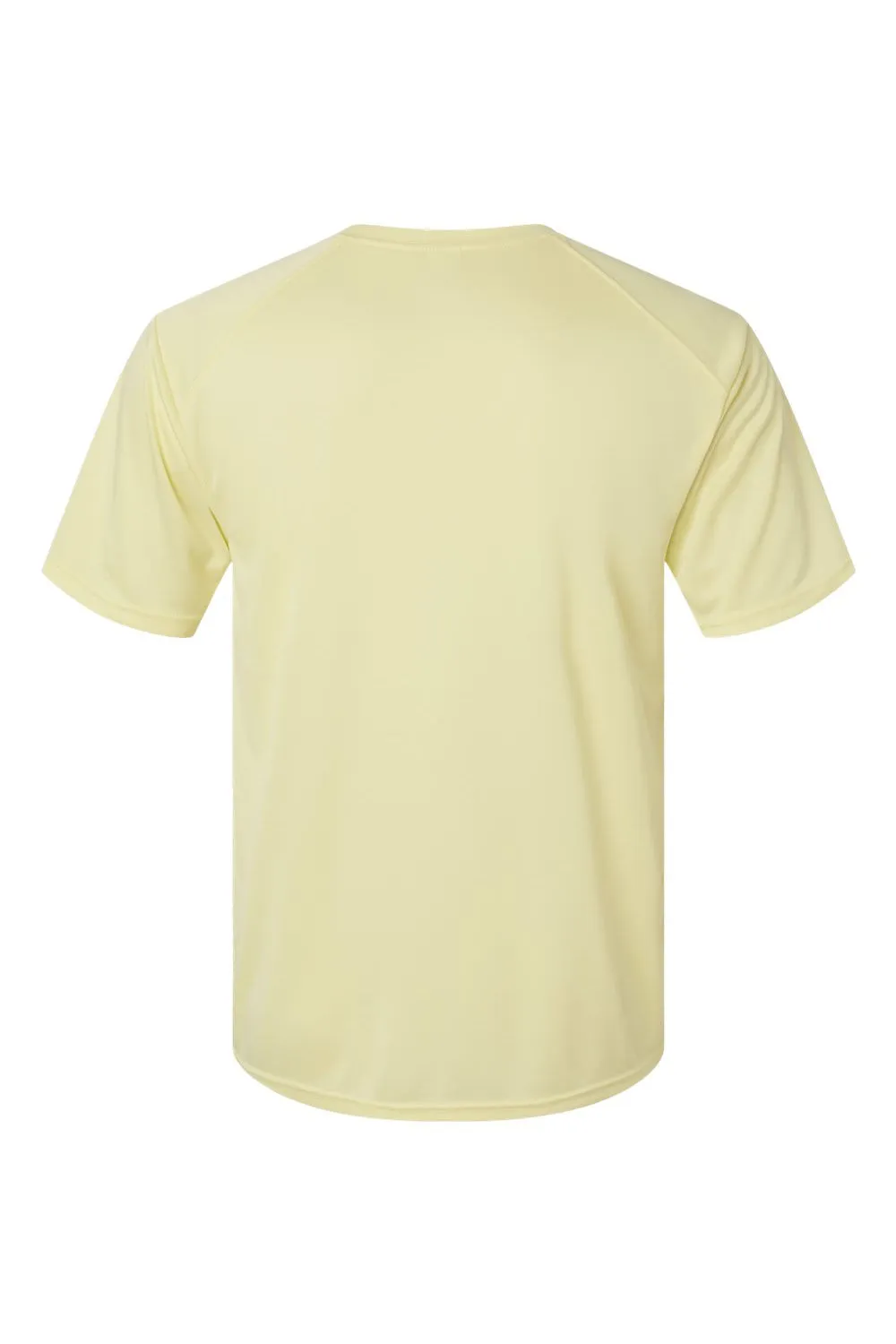 Paragon Mens Islander Performance Moisture Wicking Short Sleeve Crewneck T-Shirt - Pale Yellow