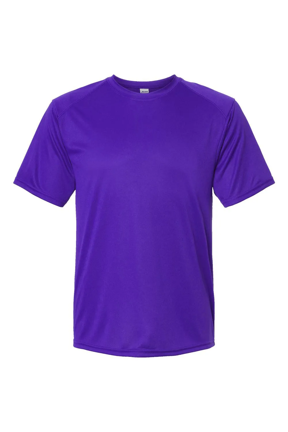 Paragon Mens Islander Performance Moisture Wicking Short Sleeve Crewneck T-Shirt - Purple