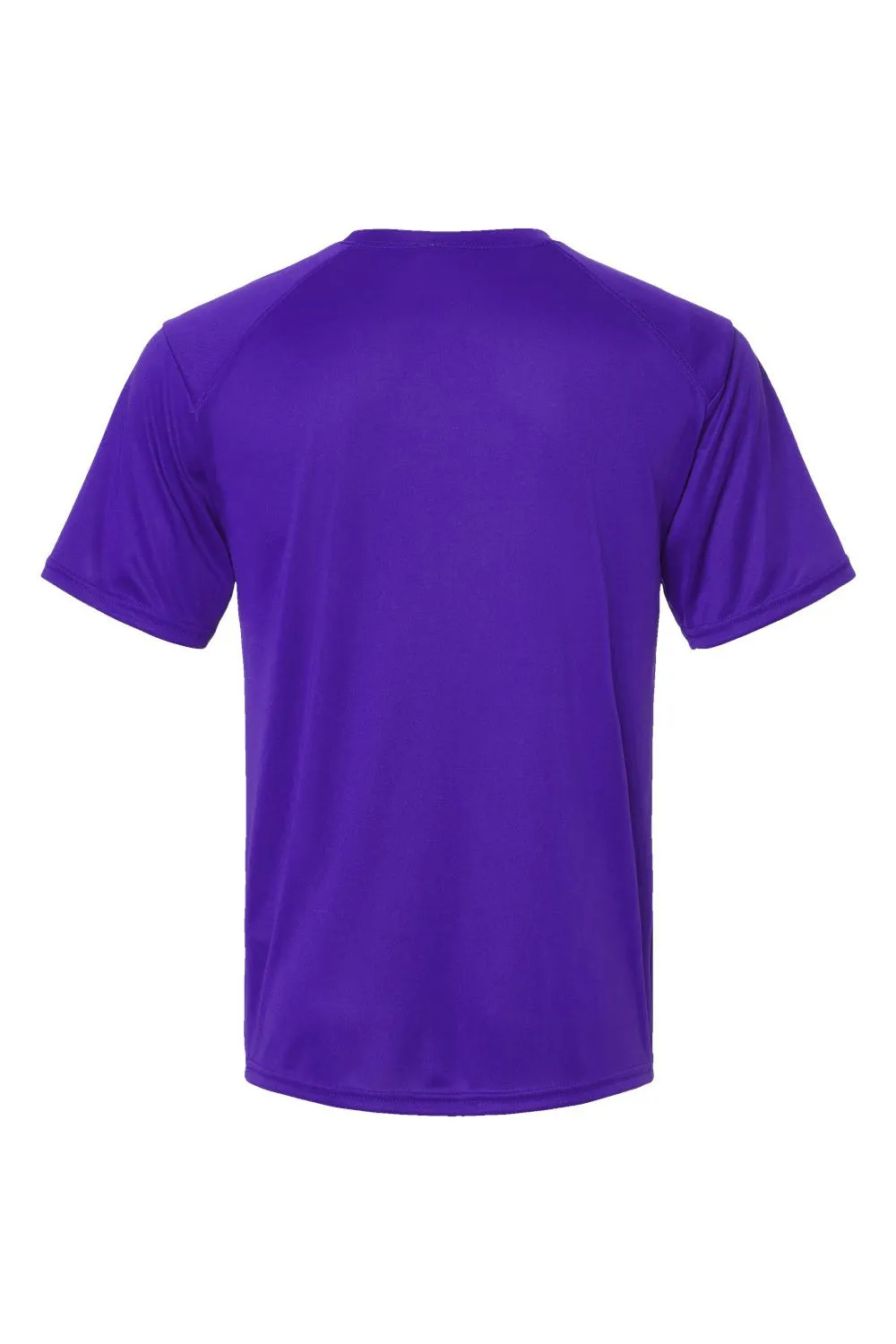 Paragon Mens Islander Performance Moisture Wicking Short Sleeve Crewneck T-Shirt - Purple