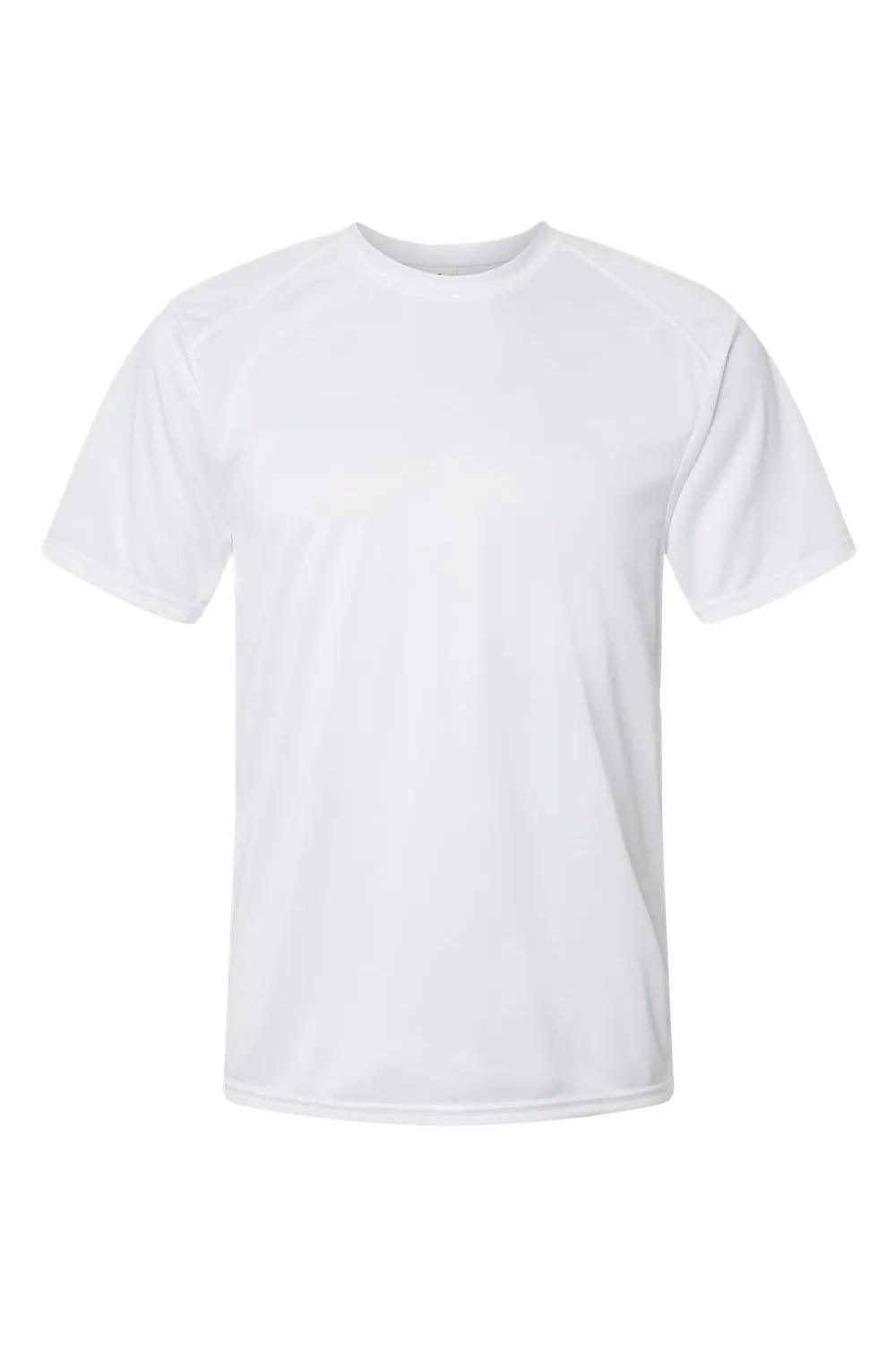 Paragon Mens Islander Performance Moisture Wicking Short Sleeve Crewneck T-Shirt - White