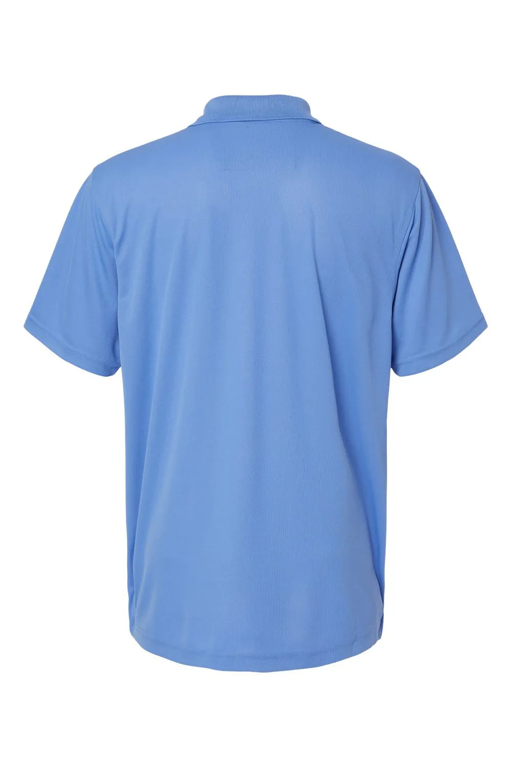 Paragon Mens Saratoga Performance Moisture Wicking Mini Mesh Short Sleeve Polo Shirt - Bimini Blue
