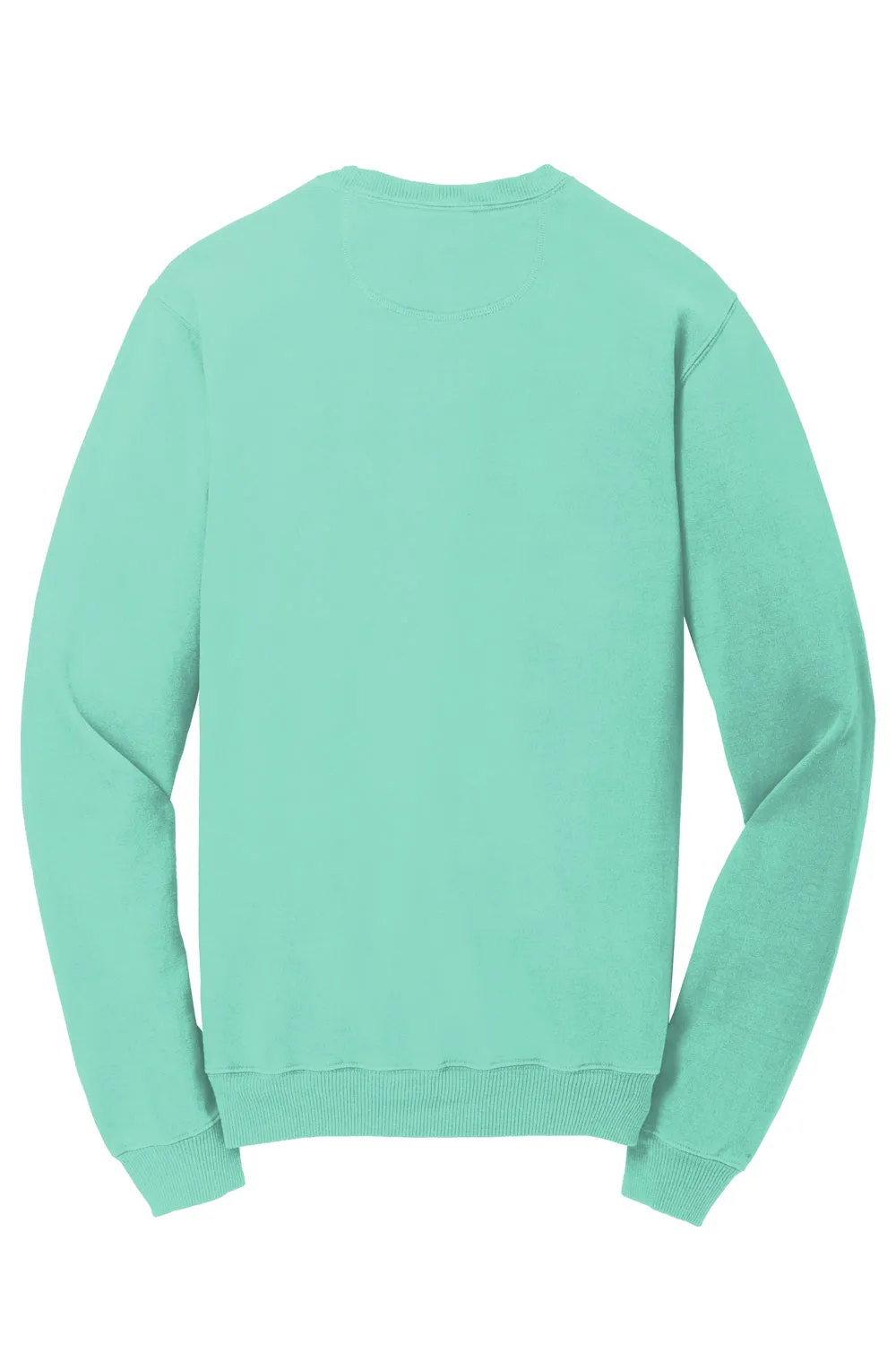 Port & Company Mens Beach Wash Fleece Crewneck Sweatshirt - Cool Mint Green