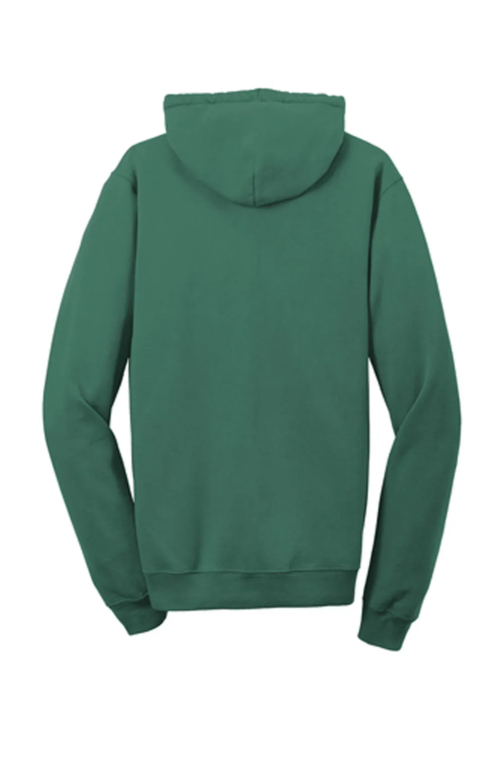 Port & Company Mens Beach Wash Fleece Hooded Sweatshirt Hoodie w/ Pouch Pocket - Nordic Green