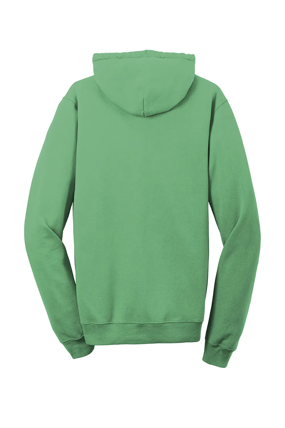 Port & Company Mens Beach Wash Fleece Hooded Sweatshirt Hoodie w/ Pouch Pocket - Safari Green