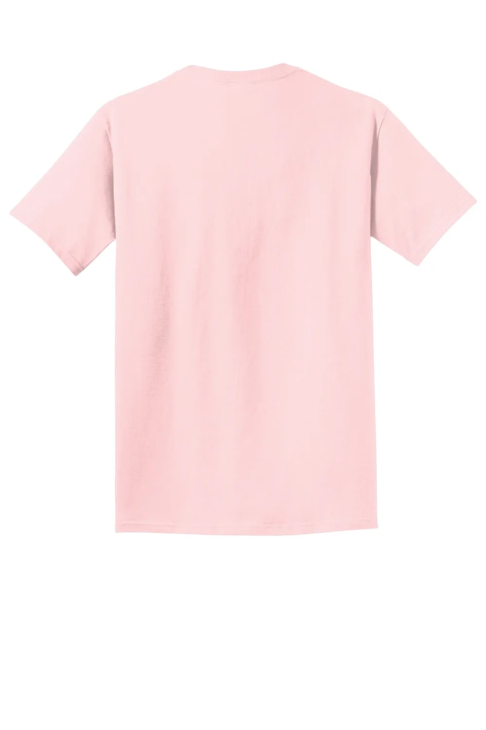 Port & Company Mens Beach Wash Short Sleeve Crewneck T-Shirt - Cherry Blossom Pink