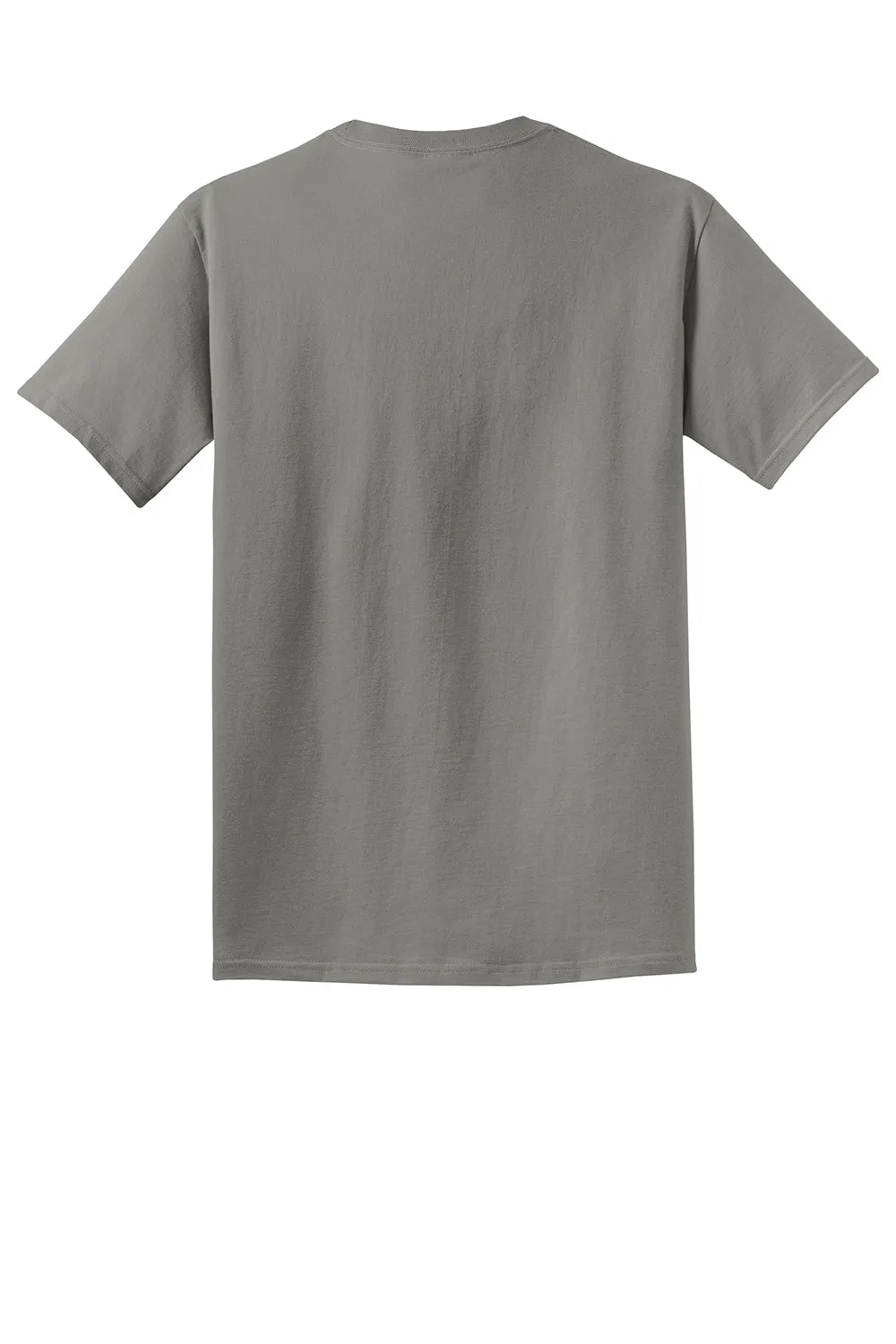 Port & Company Mens Beach Wash Short Sleeve Crewneck T-Shirt - Pewter Grey