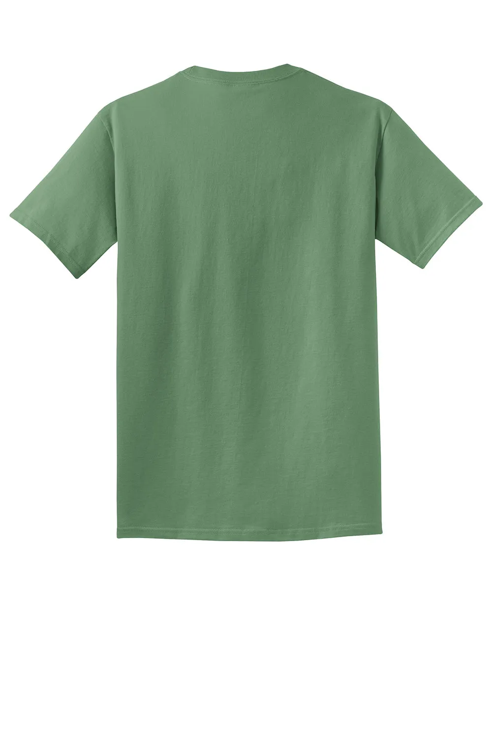 Port & Company Mens Beach Wash Short Sleeve Crewneck T-Shirt - Safari Green