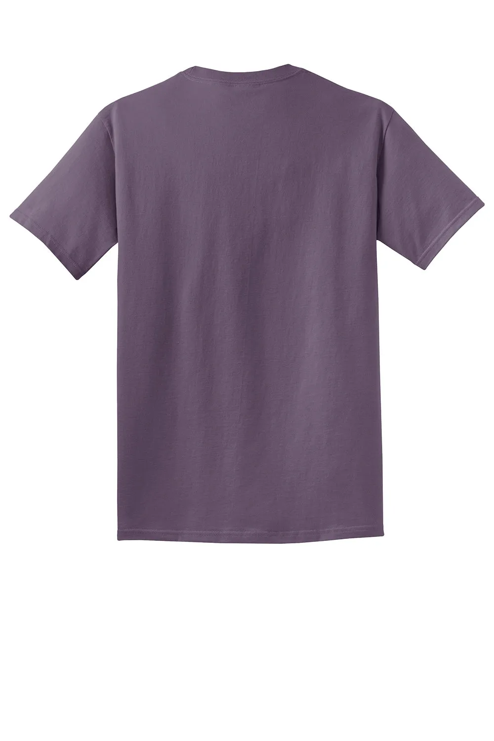 Port & Company Mens Beach Wash Short Sleeve Crewneck T-Shirt - Vintage Plum Purple